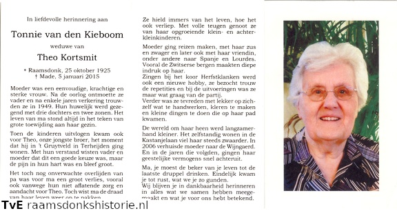 Tonnie van den Kieboom- Theo Kortsmit